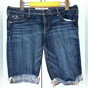 Hollister Bermuda Raw Hem Shorts